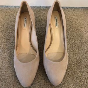 Alex Marie Nude Suede Pumps | 8 W